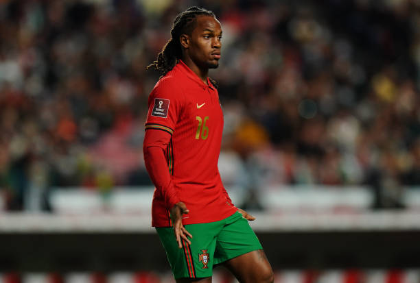 Renato Sanches of LOSC Lille and Portugal during the 2022 FIFA World Cup Qualifier match between Portugal and Serbia at Estadio da Luz on November...