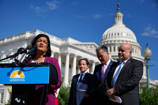 DC: Progressive Caucus Addresses Media Ahead Of Inflation Reduction Act Vote