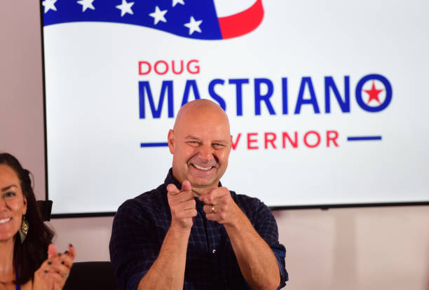 PA: GOP Gubernatorial Candidate Doug Mastriano Campaigns In Philadelphia