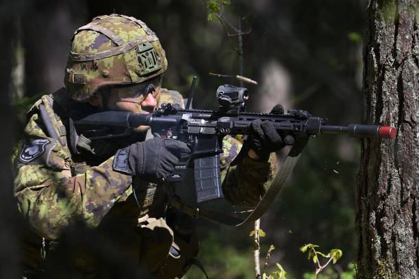 EST: British Troops Take Part In Exercise Hedgehog In The Baltics