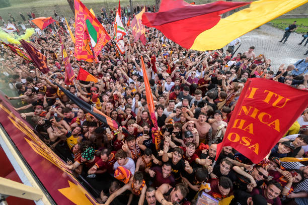 ITA: AS Roma UEFA Conference League Victory Parade