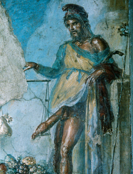 Image result for Priapus weighing penis pompeii