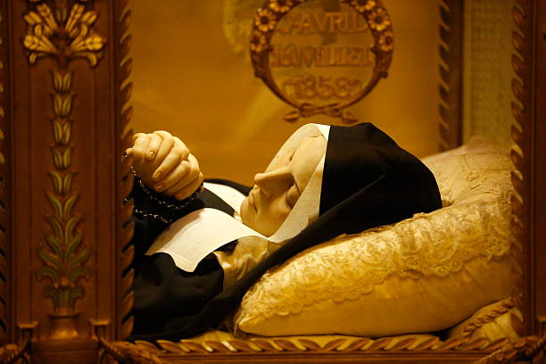 Saint Bernadette Soubirous' Crystal Coffin Pictures | Getty Images