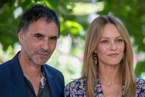 Samuel Benchetrit and Vanessa Paradis attend the 14th Angouleme French-Speaking Film Festival - Day Five on August 28, 2021 in Angouleme, France.