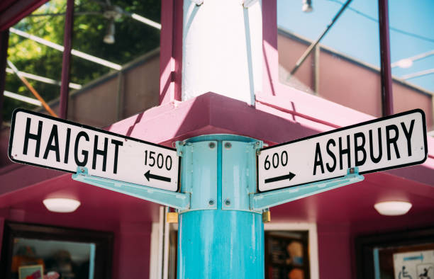 san francisco haight and ashbury streets intersection picture