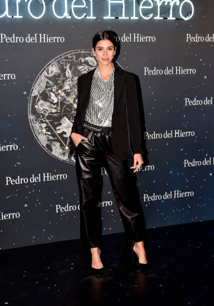 Sandra Gago attends Pedro del Hierro fashion show during the Merecedes Benz Fashion Week Autum/Winter 202021 on January 29 2020 in Madrid Spain