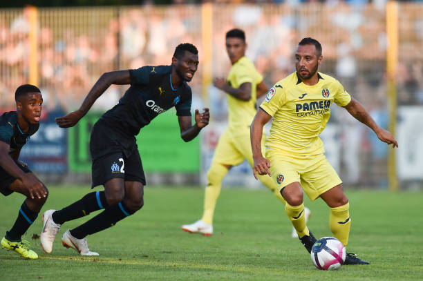 Santiago Cazorla of Villarreal during the friendly match between Marseille and Villarreal on July 21 2018 in Le Pontet France