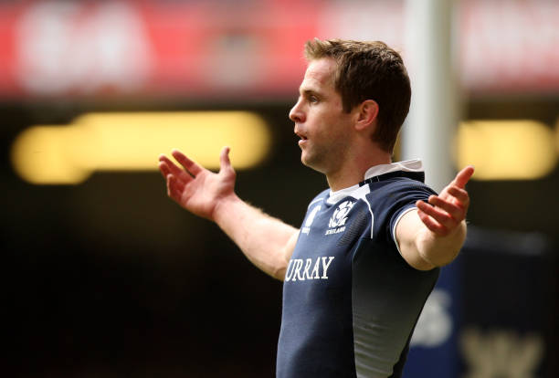 Scotland's Chris Paterson in his 100th appearance for his country (Photo by Stephen Pond - PA Images via Getty Images)