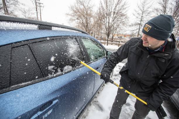 Winter Storm Brings Snow And Ice Conditions To Northeast