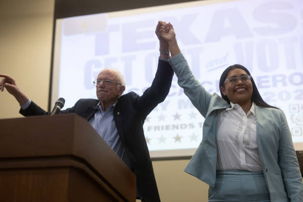 TX: Bernie Sanders Joins Candidate Jessica Cisneros For A Campaign Rally Ahead Of Tuesday's Runoff Election