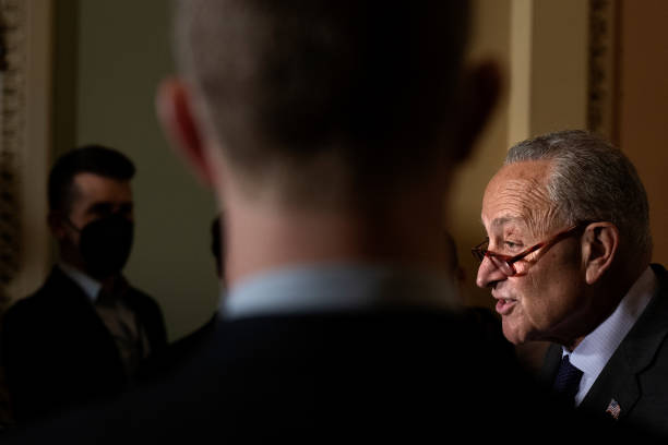DC: Democratic Senators Meet For Weekly Policy Luncheons