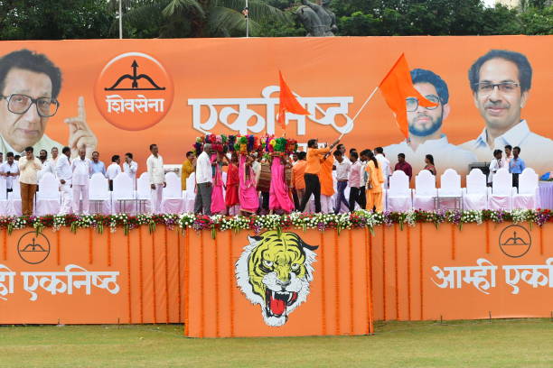 IND: Shiv Sena Chief Uddhav Thackeray Address Dussehra Rally At Shivaji Park