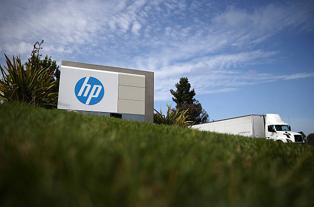 sign is posted outside of the hewlettpackard headquarters on may 23 picture