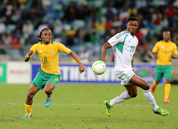 siphiwe tshabalala of south africa and james okwuosa of nigeria lose picture