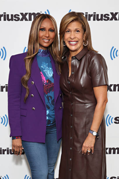 NY: SiriusXM's Hoda Kotb Hosts A Town Hall With Supermodel And Entrepreneur Iman For TODAY Show Radio