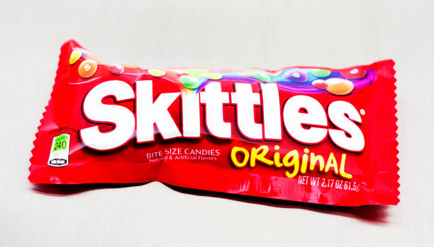 skittles candy - skittles stock pictures, royalty-free photos & images