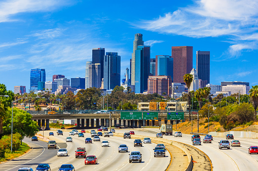 Traffic Downtown Los Angeles Images Pictures In Jpg Hd Free Stock Photos