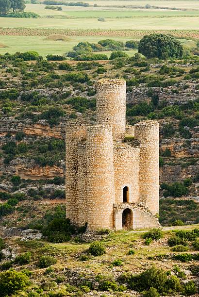 Small Tower adjacent to the Castle at Alarc?n, Cuenca, Castilla - La Mancha, Spain