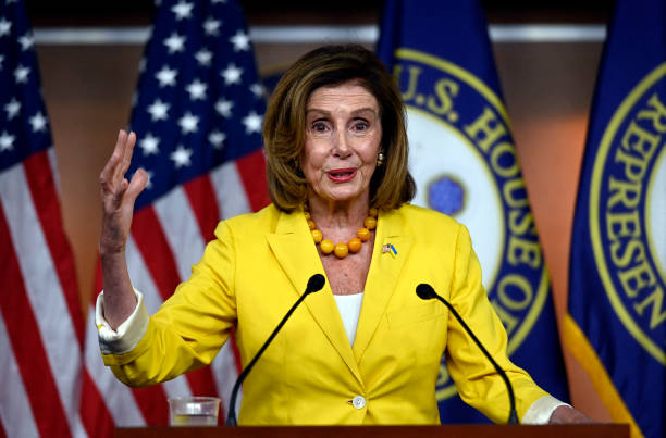 DC: Speaker Pelosi Holds Weekly News Conference On Capitol Hill