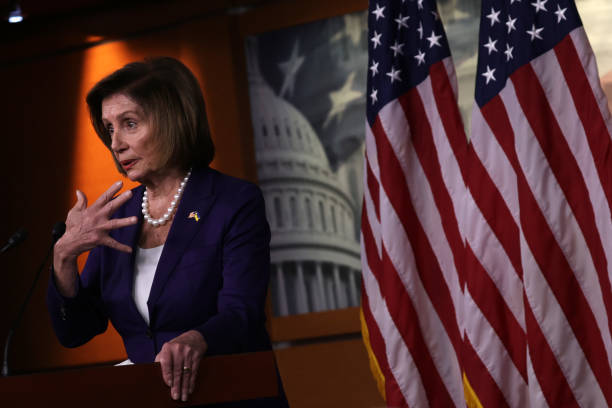 DC: Speaker Pelosi Holds Her Weekly Press Conference On Capitol Hill