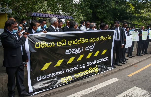 LKA: Lawyers Are Protesting In Colombo