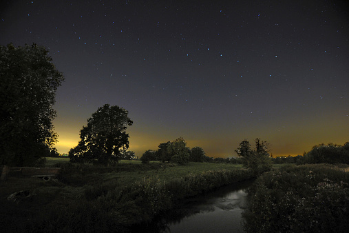 Starry Night and River, England 517725353