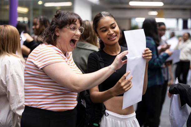 GBR: Students Receive A-Level Results In England And Wales