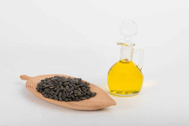 sunflower seed oil - sunflower seed stock pictures, royalty-free photos & images