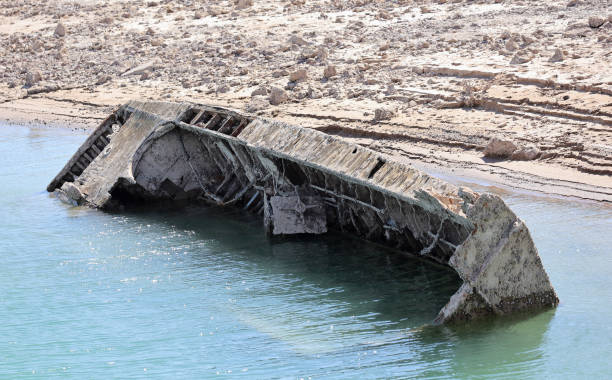 NV: World War II-Era Boat Now Visible In Lake Mead, As Its Water Level Continues To Recede