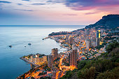 Sunset on Montecarlo, Monaco