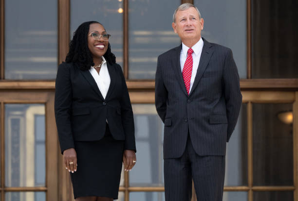 DC: Supreme Court Holds Investiture Ceremony For Associate Justice Ketanji Brown Jackson