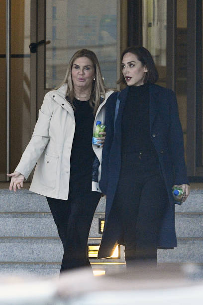 Susana Uribarri and Tamara Falco are seen on January 28 2020 in Madrid Spain