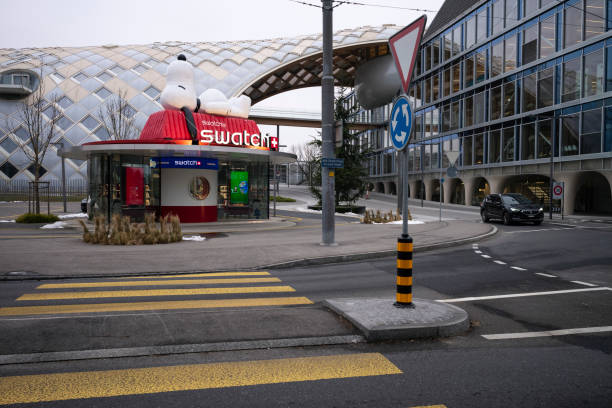 Swatch store at headquarters in Biel