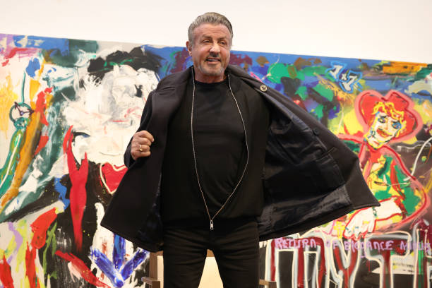 DEU: "Sylvester Stallone - Retrospektive zum 75. Geburtstag" Exhibition Opening In Hagen