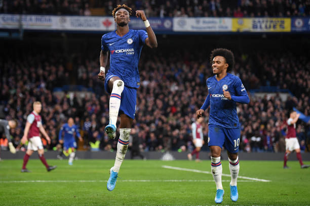 Abraham ghi bàn. Ảnh: Getty Kết quả Chelsea vs Burnley, Chelsea, Burnley, ngoại hạng anh