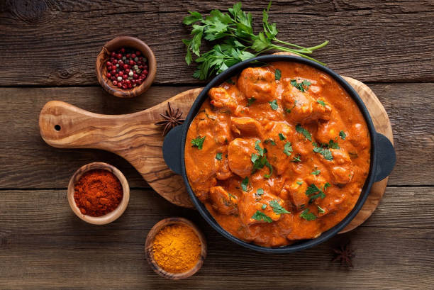 tasty butter chicken curry dish from indian cuisine picture