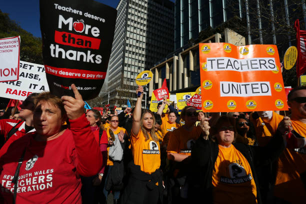 AUS: NSW Public And Catholic School Teachers Strike Over Pay And Staff Shortages
