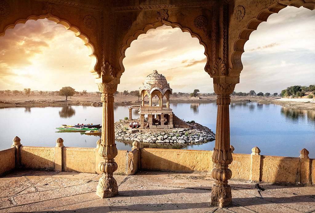 Temple on Water, India