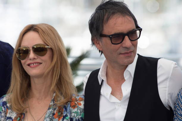 The actress Vanessa Paradis and film director Samuel Benchetrit are photographed for Paris Match at the 74th Cannes Festival on July 10, 2021 in...