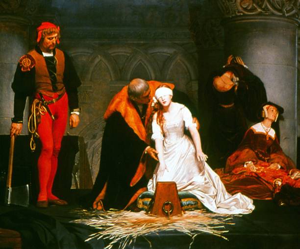 The Execution of Lady Jane Grey' (1537-1554): painting by Paul ...