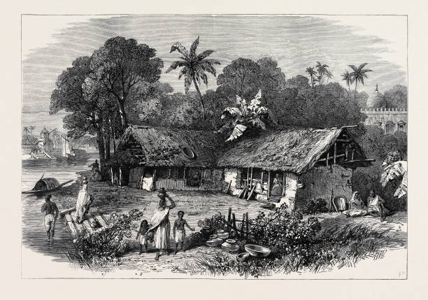 Bengal Village, 1874.