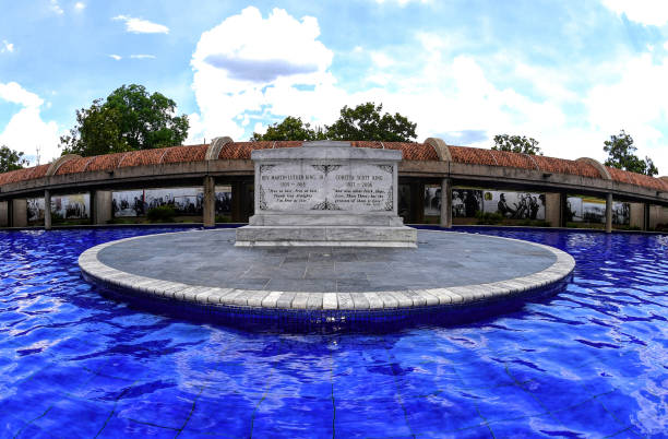 The gravesite of Dr. Martin Luther King, Jr. And his wife Loretta Scott King are viewed as Juneteenth is celebrated on June 19, 2020 in Atlanta,...