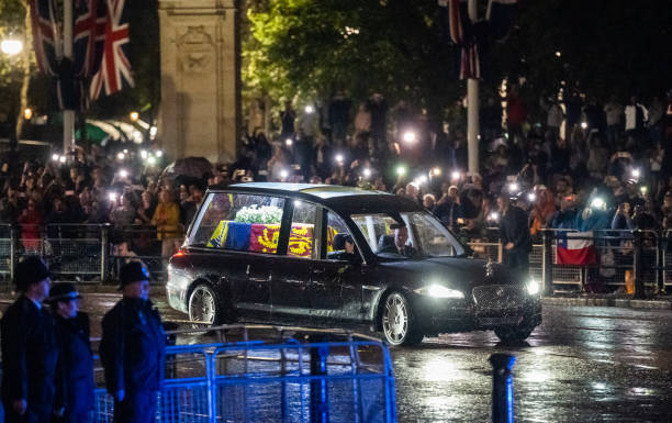 GBR: Queen Elizabeth II's Coffin Is Transferred To London