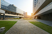 The modern teaching building is in shenzhen university, China