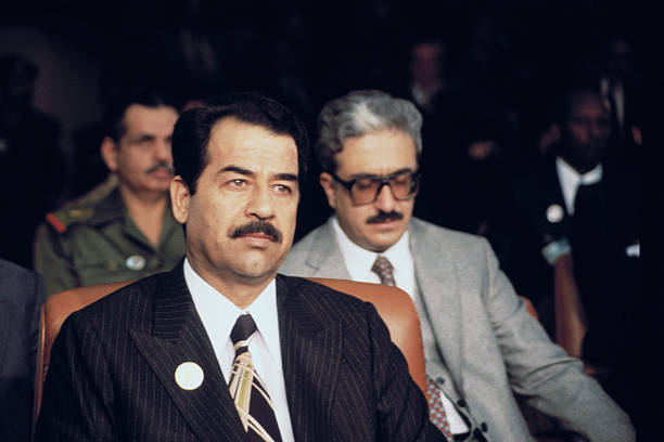 The president of Iraq, Saddam Hussein, in 1981.