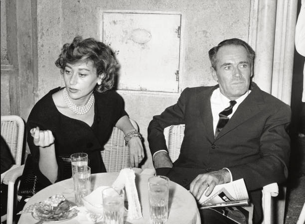 Henry Fonda With His Wife Afdera Franchetti In Rome Pictures | Getty Images