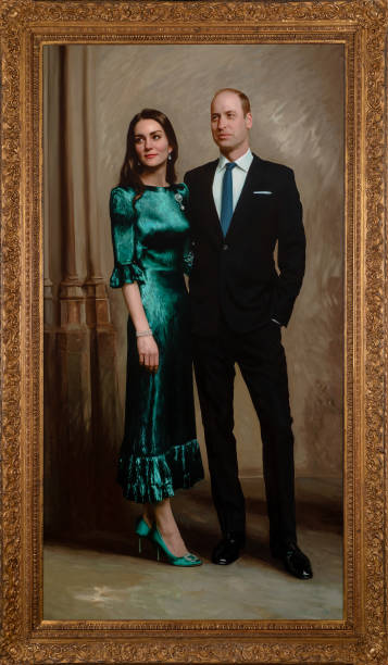 GBR: The Duke And Duchess Of Cambridge Release First Joint Portrait