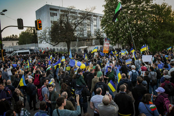 BGR: Protest Against Russian Invasion Of Ukraine In Bulgaria