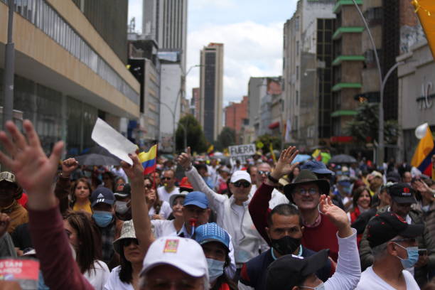 COL: March Against The Government Of Gustavo Petro