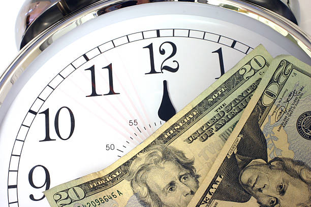 time is money - ticking clock stock pictures, royalty-free photos & images